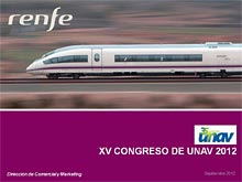 XV Congreso UNAV - 35 ANIVERSARIO - RENFE